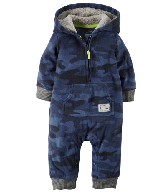 1 pieza - Jumpsuit militar azul - Mouse Apparel Dev