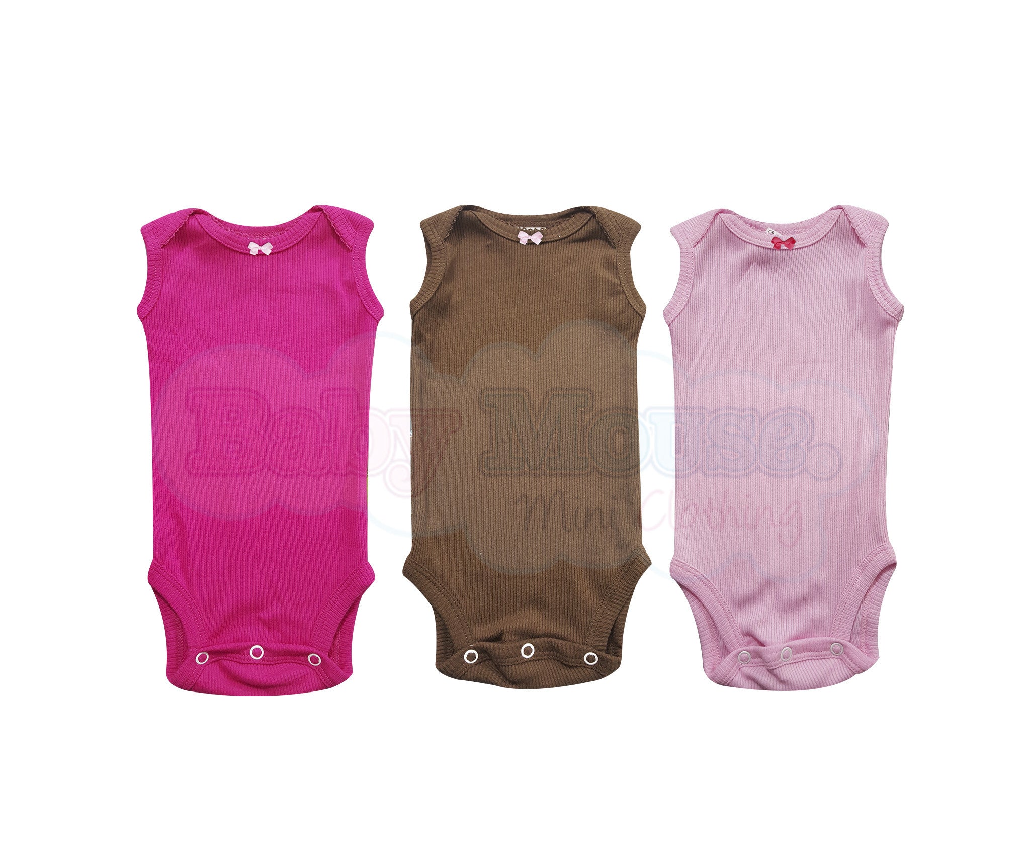 3 - Pack. Body camiseta sin mangas  - Mouse Apparel Dev